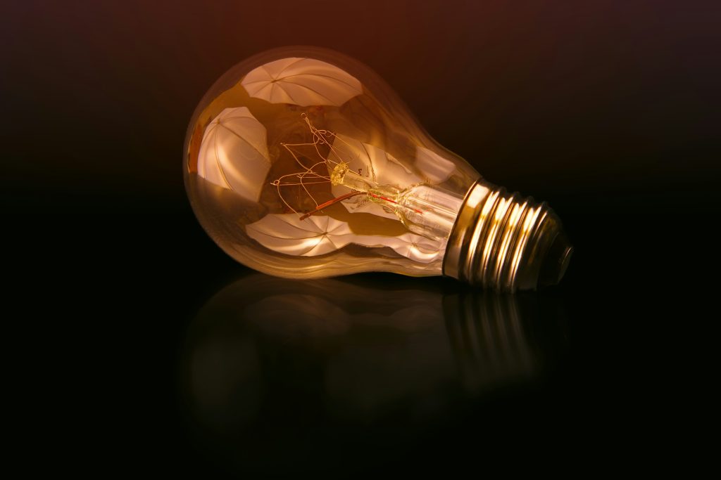 an image representing a light bulb moment
